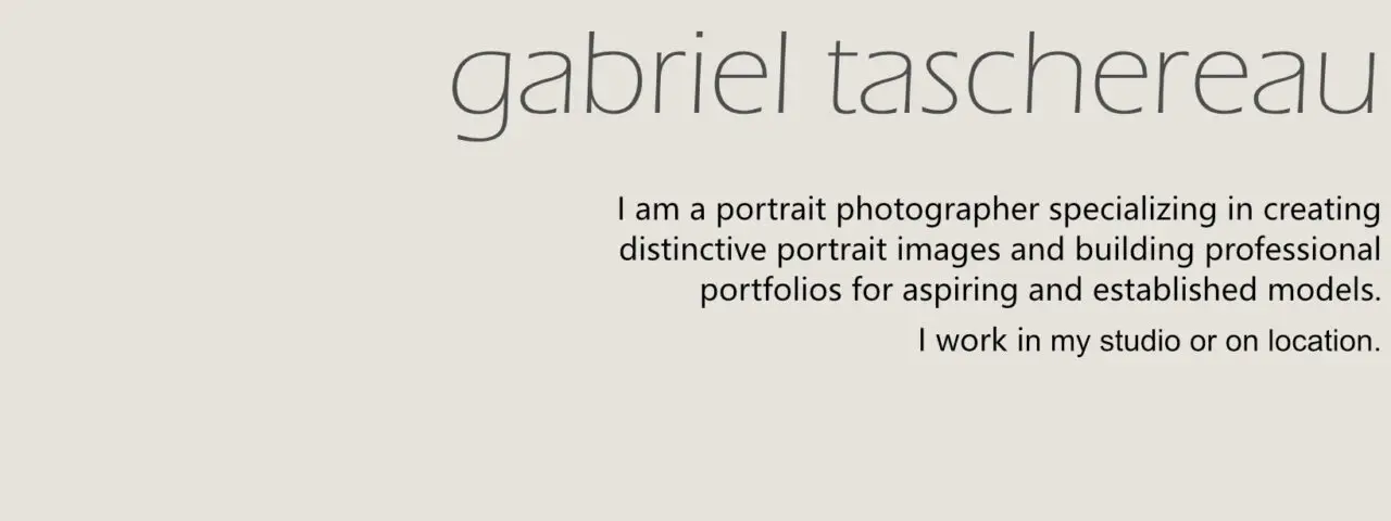 gabriel taschereau photographer